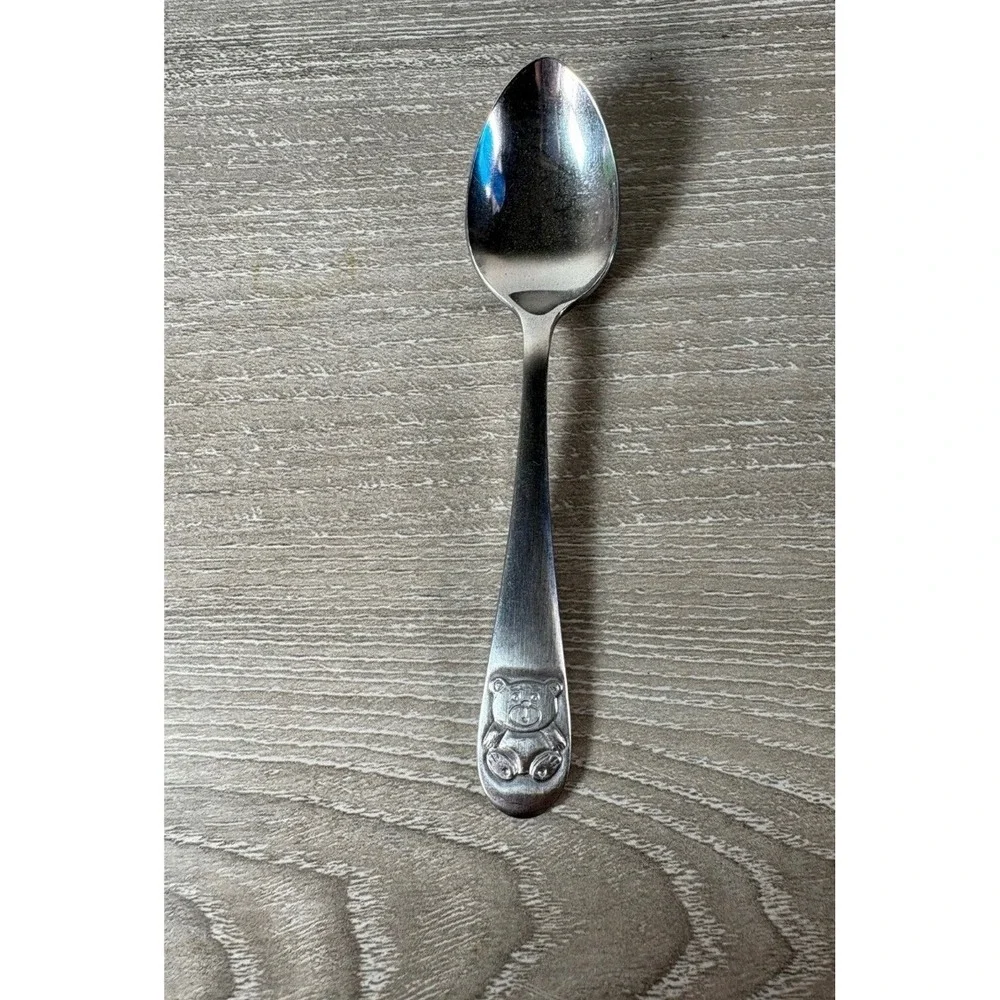 HIC Stainless Japan‎ Teddy Bear Baby Toddler Spoon